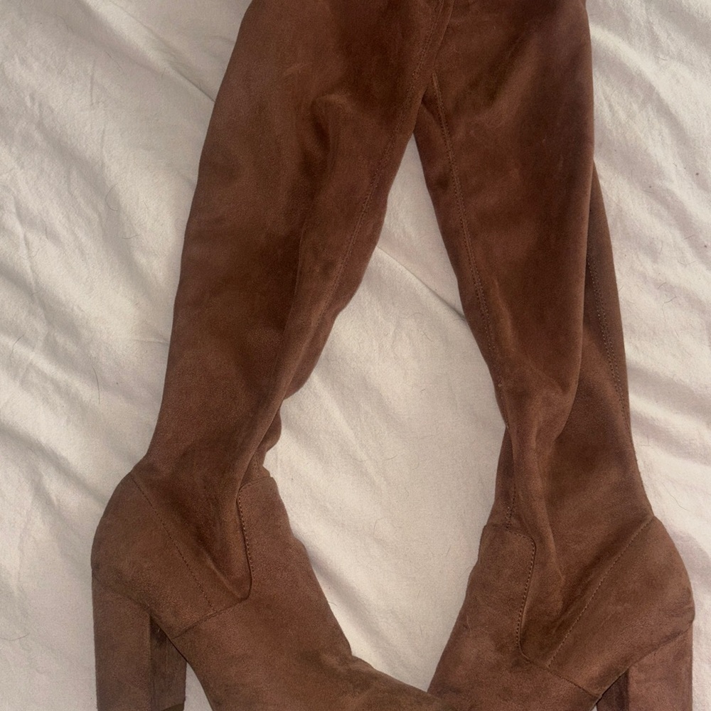 Brown Suede Women's Boots
